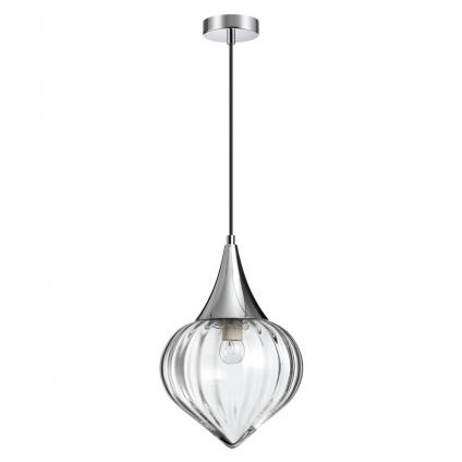 4949/1 PENDANT ODL22 401 хром/прозрачный/стекло Подвес E14 1*40W KESTA