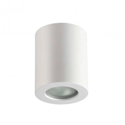 3571/1C HIGHTECH ODL18 327 белый Потолочный накладной светильник IP44 GU10 1*50W 220V AQUANA