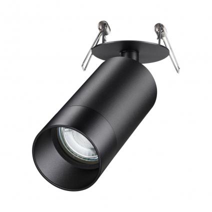 370873 SPOT NT22 572 черный Светильник встраиваемый IP20 GU10 9W 220V SLIM