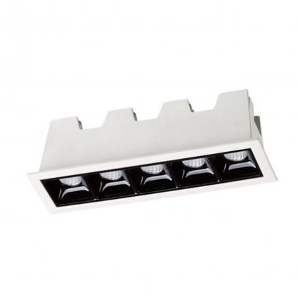 357621 SPOT NT18 551 белый/черный Встраиваемый светильник IP20 LED 3000K 10W 160-265V ANTEY
