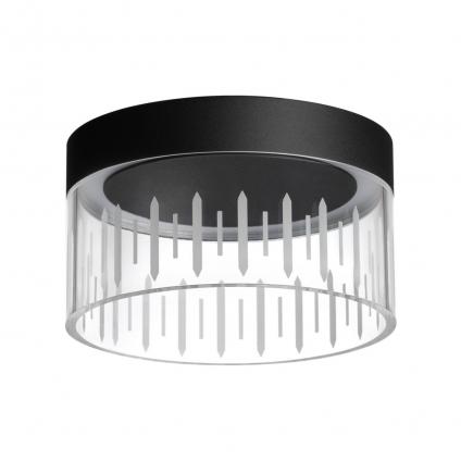 359004 OVER NT23 388 черный Светильник накладной светодиодный IP20 LED 4000K 18W 85-265V AURA