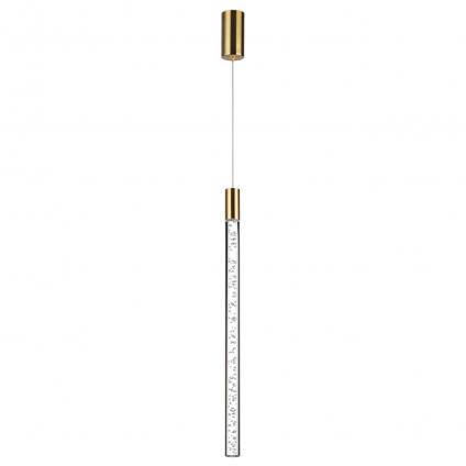 4369/5L HIGHTECH ODL23 235 полированное золото/акрил с пузырьками Подвесной св-к IP20 LED 4W 200Лм 3000K SPARKY