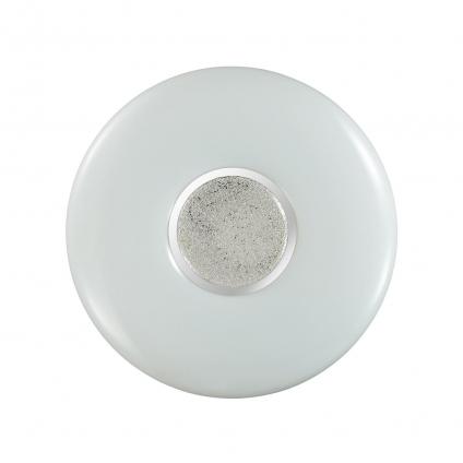 2074/DL PALE SN 000 Светильник пластик/белый/хром/прозрачный LED 48Вт 3000-6300K D410 IP43 пульт ДУ LAZANA