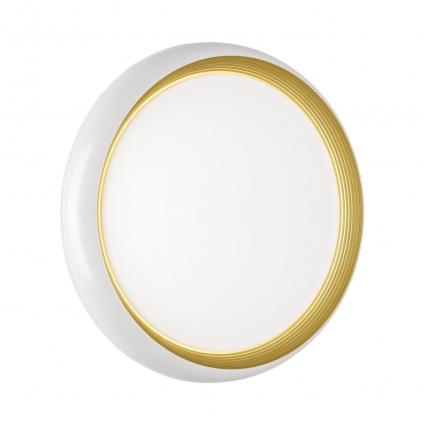 7650/DL PALE SN 141 Светильник пластик/белый/золотой LED 48Вт 4000К D380 IP43 TOFIQ WHITE