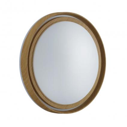 7640/DL BASICA SN 169 Светильник пластик/корич. под дер. LED 48Вт 4000K D390 IP43 RUX WOOD