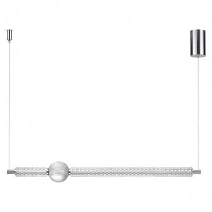 5007/28L L-VISION ODL24 571 хром/металл/акрил Подвес LED 28W 4000K 2089лм CRYSTAL