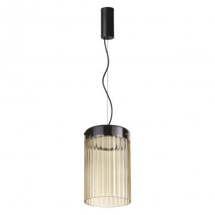 5047/15L L-VISION ODL24 000 черный/светл.янтарный/металл/стекло Подвес LED 15W 4000К 1676Лм PILLARI