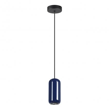 5053/1E PENDANT ODL24 375 черный/синий/металл Подвес GU10 LED 4W OVALI