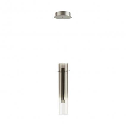 5062/5LA PENDANT ODL24 383 серебристый/дымчатый/металл/стекло Подвес LED 5W 3000K SHINY