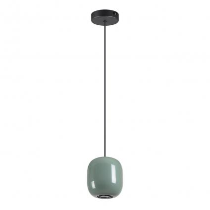 5053/1C PENDANT ODL24 375 черный/зеленый/металл Подвес GU10 LED 4W OVALI