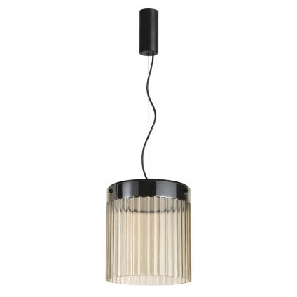 5047/20L L-VISION ODL24 000 черный/светл.янтарный/металл/стекло Подвес LED 20W 4000К 2238Лм PILLARI