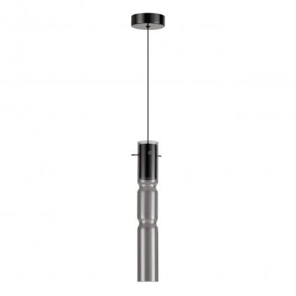 5059/5L PENDANT ODL24 385 черный/дымчатый/металл/стекло Подвес LED 5W 3000K SCROW