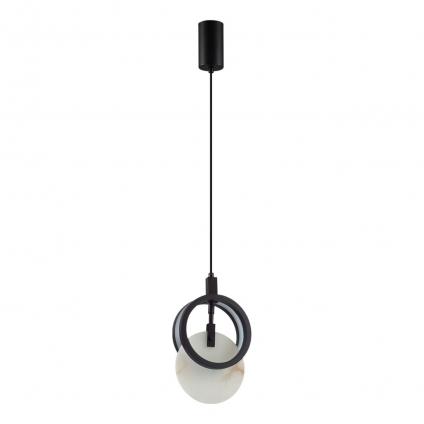 5422/17L HIGHTECH ODL_EX25 083 черный/металл/алебастр Подвес LED 17W 3000K 986Лм MERCURY