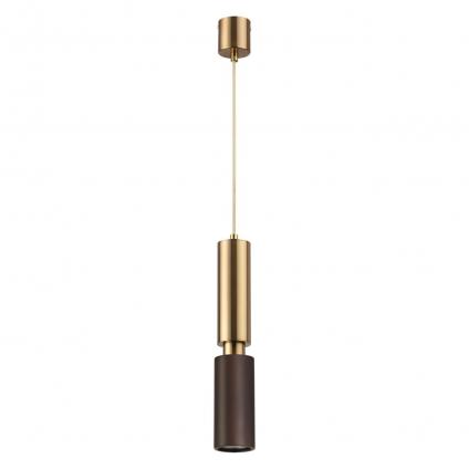 7062/1A MINIMA ODL25 217 Подвесной светильник темное дерево/металл IP20 GU10 LED 7W 220V CAUCHO