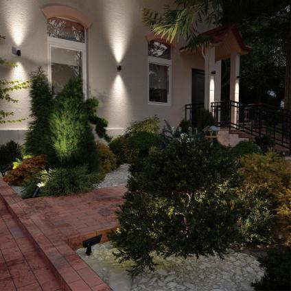 6648/6WL3 NATURE ODL25 687 черный/металл Фасадный светильник IP67 LED CREE 6W 3000K 30° AC85-265V STIMA