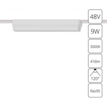 A1153PL-1WH СВЕТИЛЬНИК ПОТОЛОЧНЫЙ RAPID 48В 9Вт 416лм 3000К 90+ 120°