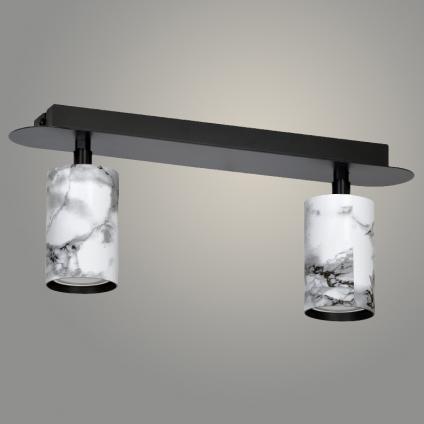 Спот 591/2 BK черный 2х50W GU10 h180, XLD23