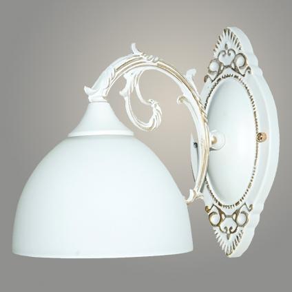 Бра N2639/1W WG белое золото 1х40W Е27 h220, QH19 У1