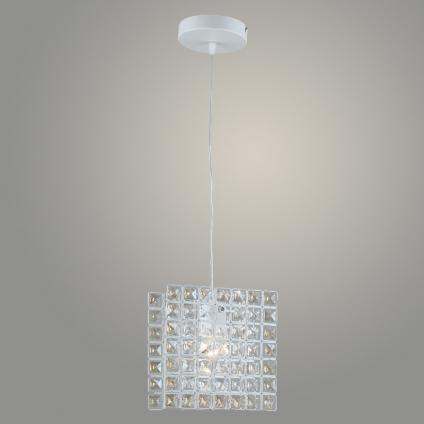 Подвес E2295/1HQ WT белый/хрусталь 1х40W Е27 d195 h800, QH23