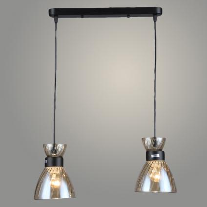 Подвес N5639/2HT BK черный 2х40W Е27 d455 h800, QH23