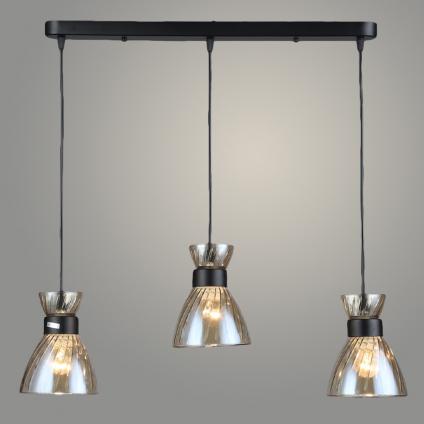Подвес N5639/3HT BK черный 3х40W Е27 d655 h800, QH23
