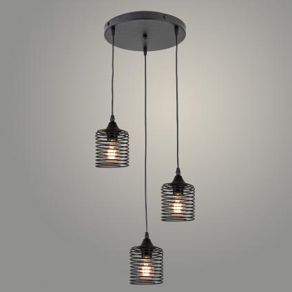 Подвес G22806/3HQ F BK черный 3х40W E27 d560 h1000, LCY23