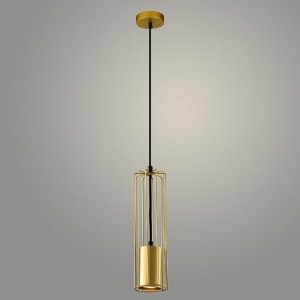 Подвес 23668/1HQ BK+GD черный/золото 1х25W GU10 h900, WAN23