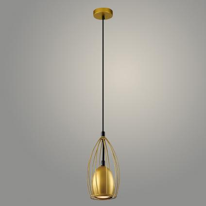 Подвес 23665/1HQ BK+GD черный/золото 1х25W GU10 h900, WAN23