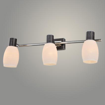 Спот 14951/3 GREY+CR серый/хром 3x40W E14 h100, WAN23