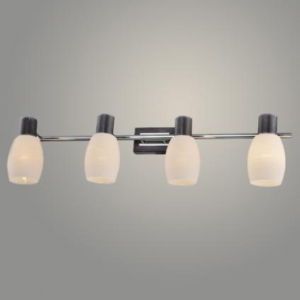 Спот 14951/4 GREY+CR серый/хром 4x40W E14 h100, WAN23