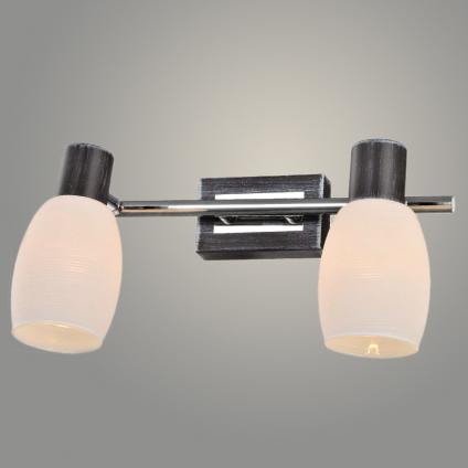 Спот 14951/2 GREY+CR серый/хром 2x40W E14 h100, WAN23