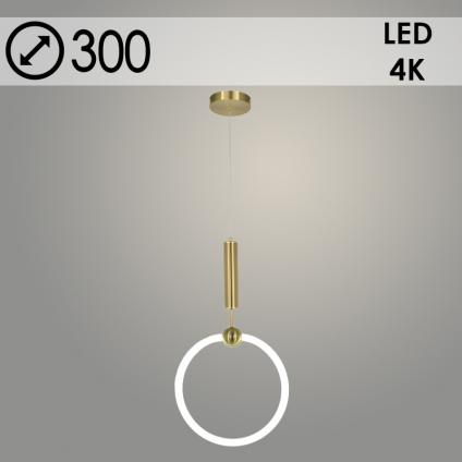 Подвес 20772/300 BRASS латунь 10W LED 4000K d300 h1200, MGF23