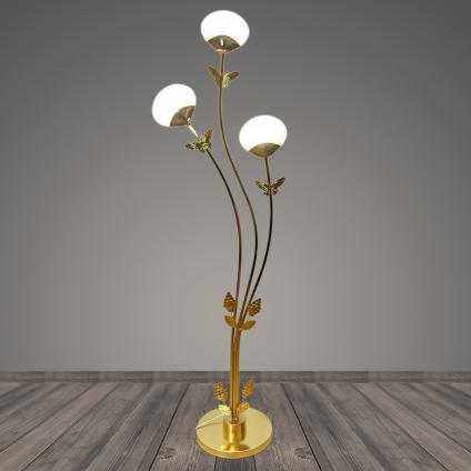 Торшер T2117/3 GD золото LED 3*8W h1500, BTH23