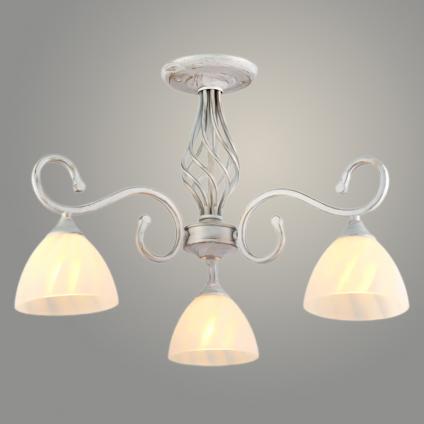 Люстра N2590/3 WG белое золото 3х60W E27 d600 h390, QH18 У1