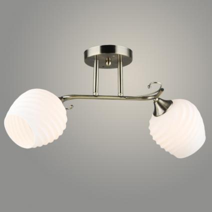 Люстра N5995/2 AB бронза 2x40W E27 d480 h240, QH23