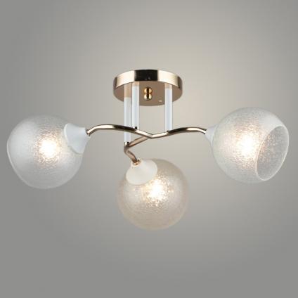 Люстра K2131/3 FGD+WT золото/белый 3x40W E27 d540 h220, QH23