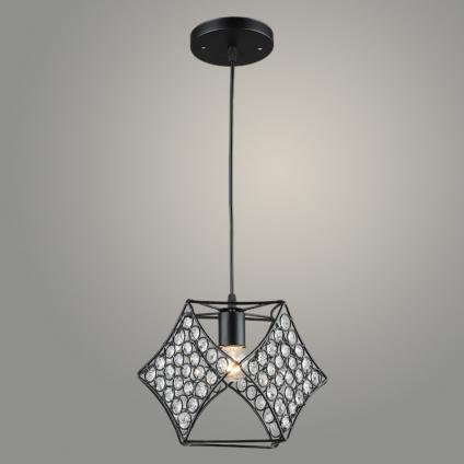 Подвес N5401/1HQ BK черный 1х40W E27 d250 h180/800, QH22