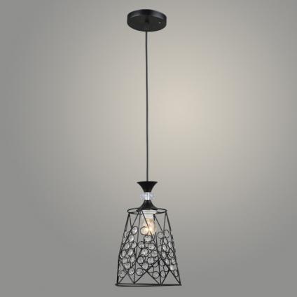 Подвес N5788/1HQ BK черный 1х40W Е27 d180 h800, QH23