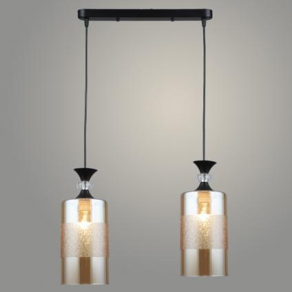Подвес N5846/2HT BK+AM черный 2х40W Е27 d440 h800, QH23