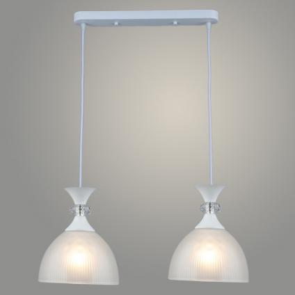 Подвес N5864/2HT WT белый 2х40W Е27 d470 h800, QH23