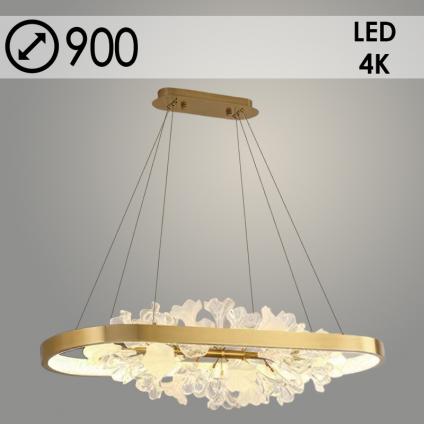 Люстра P726-900L AB бронза 60W LED 4000K d900 h1400, ZOK23 У1