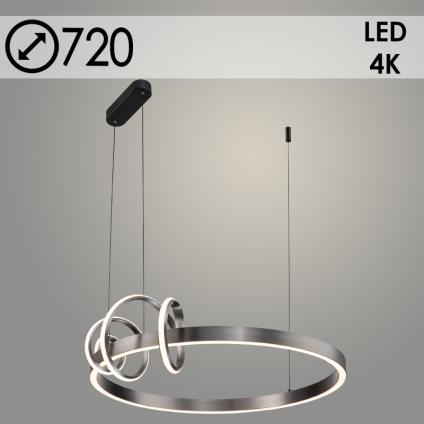 Люстра FS239/1/650 R GY серый 61W LED 4000K d720 h1500, BSD23