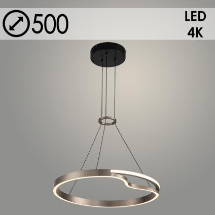 Люстра FS267/1/500 R GY серый 29W LED 4000K d500 h1500, BSD23