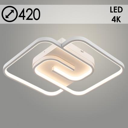 Люстра FS036/420 Q WT белый 40W LED 4000K d420 h55, BSD23