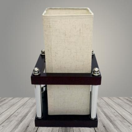 Настольная лампа 2314 WT белый абажур h290 1х40W E27, DUO23