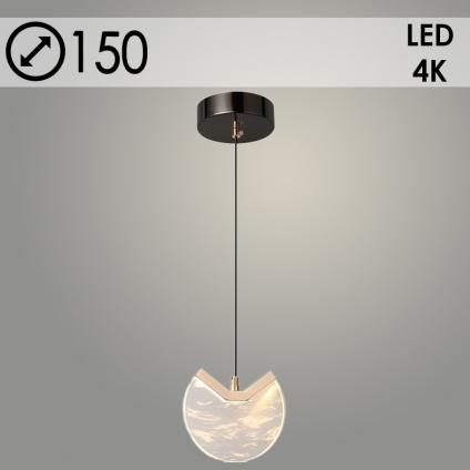 Подвес XD6002A/1QH GD золото 3W LED 4000K d150 h1130, XUAN23