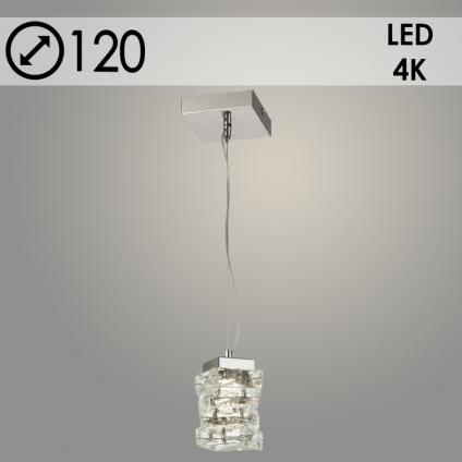 Подвес 53023/1HQ CR хром 5W LED 4000K d120 h1000, EGL23