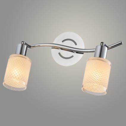 Спот 16863/2 CH хром 2x40W E14 h130, WAN23
