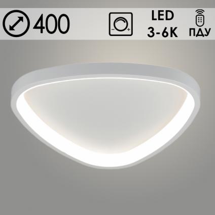 Светильник 2530/400 WT белый 40W LED 3000К-6000К d400 ПДУ диммер, GNV23 У1