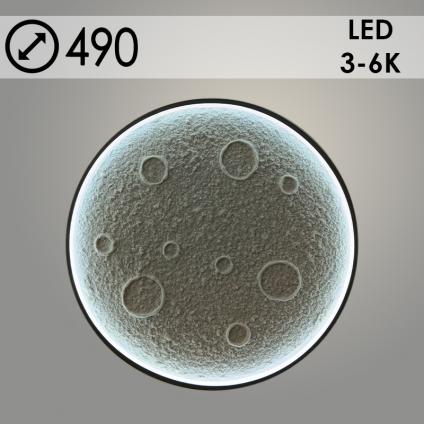 Светильник PRD1002/490 WH белый 36W LED 3000К-6000К d490, PRD23